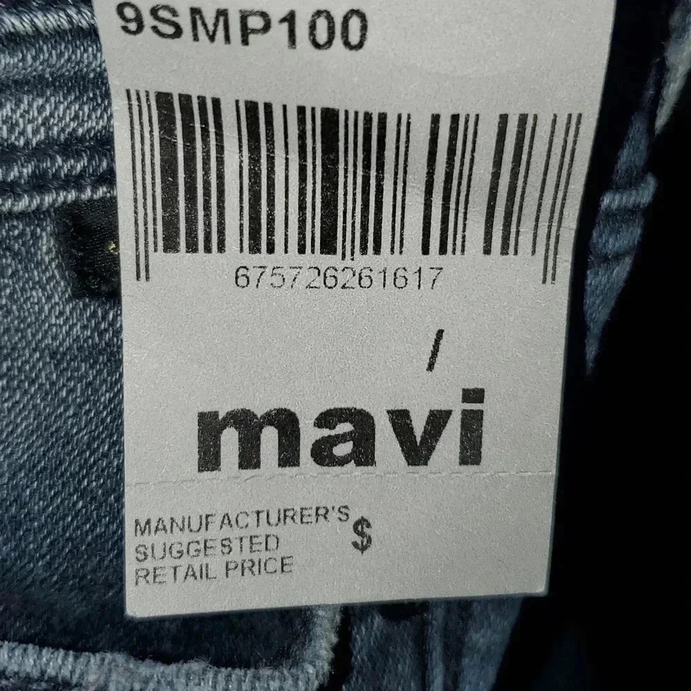 MAVI Blue Jeans ADRIANA Ankle Mid Rise Super Skinny Distressed Raw Hem Size 27 - Picture 13 of 16